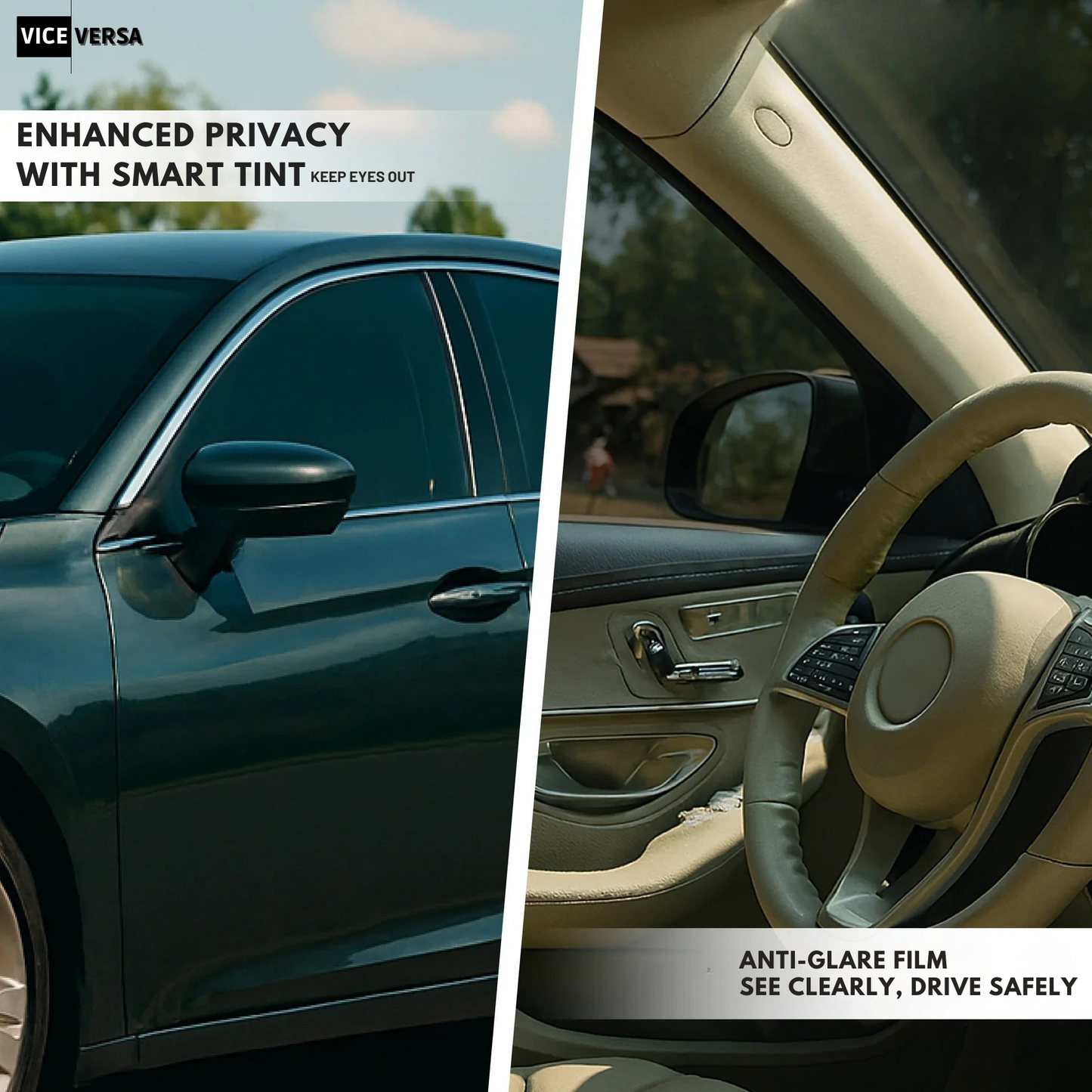 VICE VERSA™ - Smart Blackout Tint